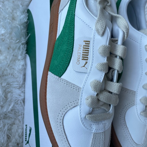 PUMA PALMERO GREEN SNEAKERS - Picture 3 of 5